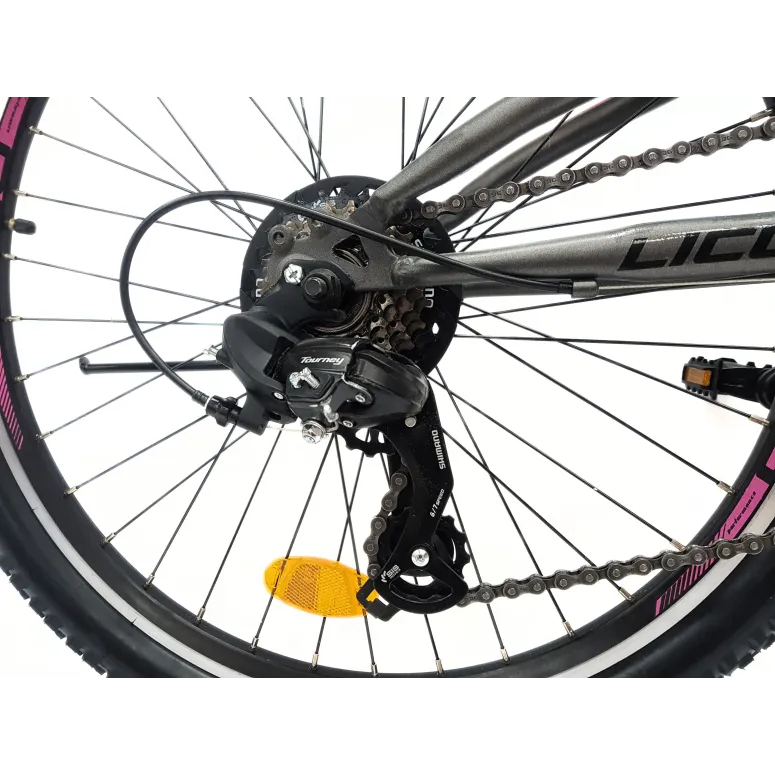 Rower Dziecięcy Górski 24 Stal Amortyzacja Błotniki Odblaski Stopka Dzwonek