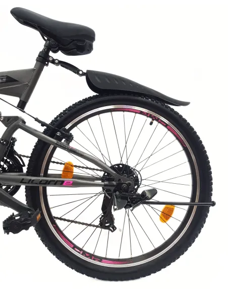 Rower Dziecięcy Górski 24 Stal Amortyzacja Błotniki Odblaski Stopka Dzwonek