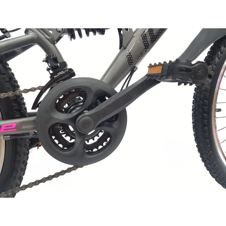 Rower Dziecięcy Górski 24 Stal Amortyzacja Błotniki Odblaski Stopka Dzwonek