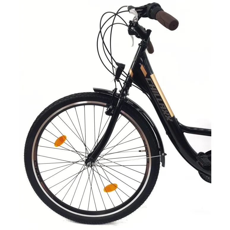 Rower Miejski 26 Damski Stal Błotniki Oświetlenie Dzwonek Stopka Odblaski