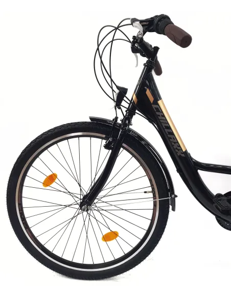 Rower Miejski 26 Damski Stal Błotniki Oświetlenie Dzwonek Stopka Odblaski