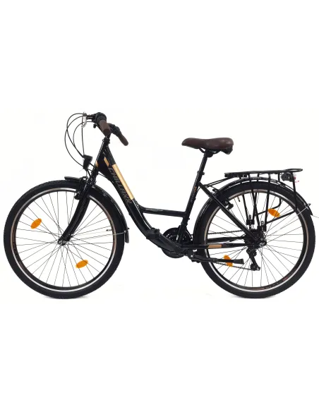 Rower Miejski 26 Damski Stal Błotniki Oświetlenie Dzwonek Stopka Odblaski