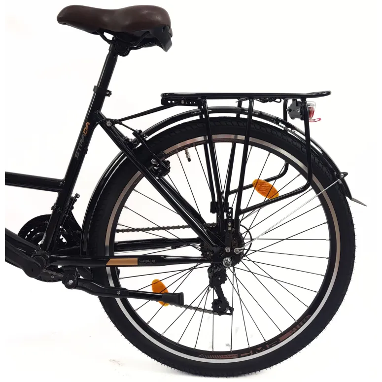 Rower Miejski 26 Damski Stal Błotniki Oświetlenie Dzwonek Stopka Odblaski