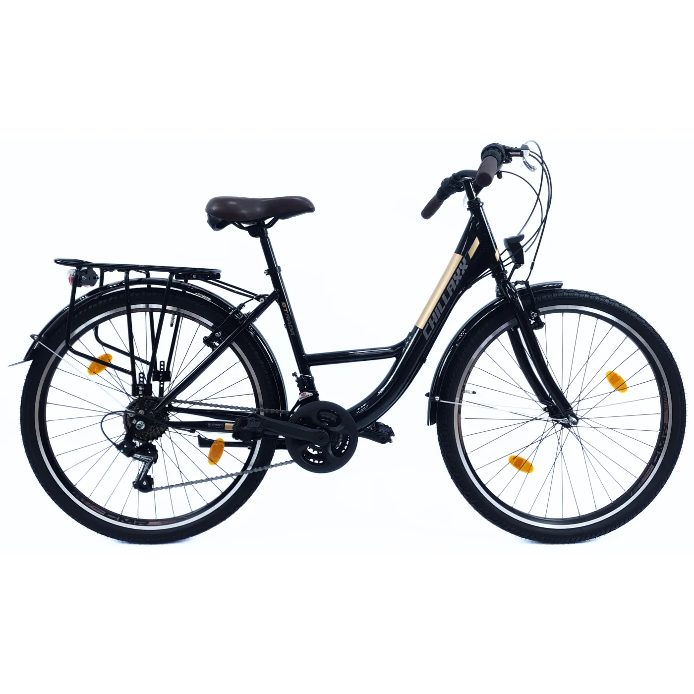 Rower Miejski 26 Damski Stal Błotniki Oświetlenie Dzwonek Stopka Odblaski