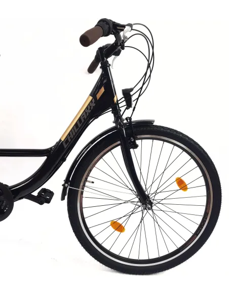 Rower Miejski 26 Damski Stal Błotniki Oświetlenie Dzwonek Stopka Odblaski