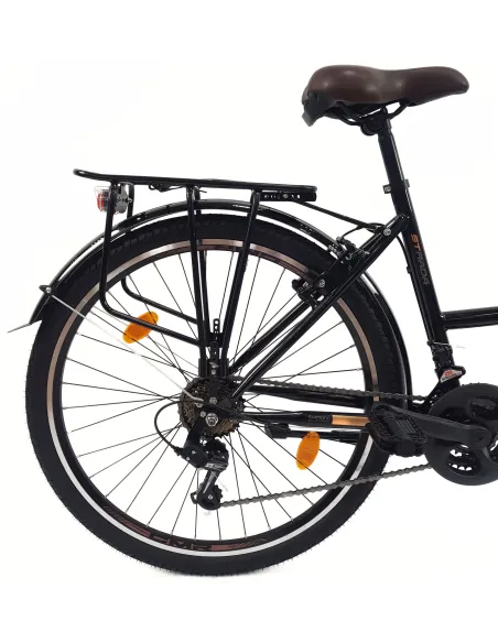 Rower Miejski 26 Damski Stal Błotniki Oświetlenie Dzwonek Stopka Odblaski