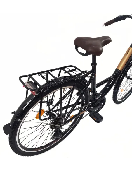 Rower Miejski 26 Damski Stal Błotniki Oświetlenie Dzwonek Stopka Odblaski