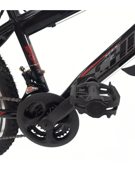 Rower Górski Dziecięcy 24 Młodzieżowy Stal Stopka Odblaski Błotniki Dzwonek