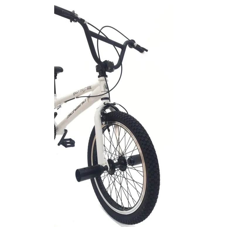 Rower BMX 20 Stalowy Młodzieżowy Pegi Do Trików Skatepark V-Brake Rama 25