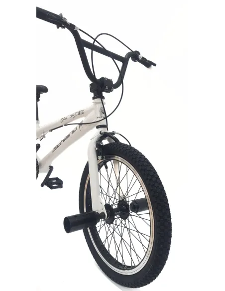 Rower BMX 20 Stalowy Młodzieżowy Pegi Do Trików Skatepark V-Brake Rama 25