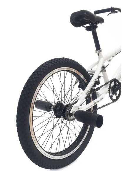 Rower BMX 20 Stalowy Młodzieżowy Pegi Do Trików Skatepark V-Brake Rama 25