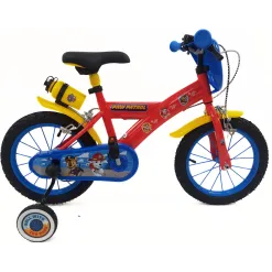 Rower Dziecięcy 14 Psi Patrol Bidon Dzwonek Kółka Boczne Tarcza Kierownicy