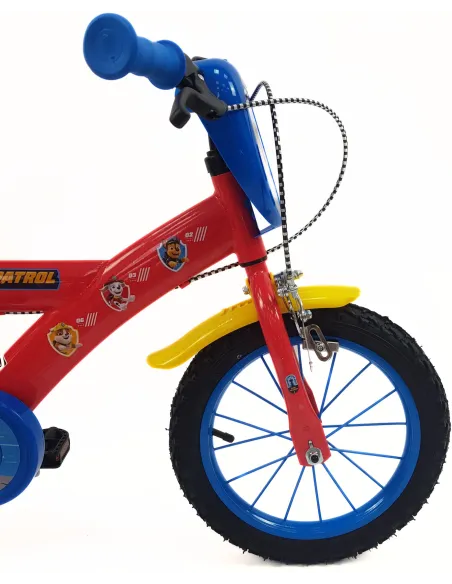 Rower Dziecięcy 14 Psi Patrol Bidon Dzwonek Kółka Boczne Tarcza Kierownicy