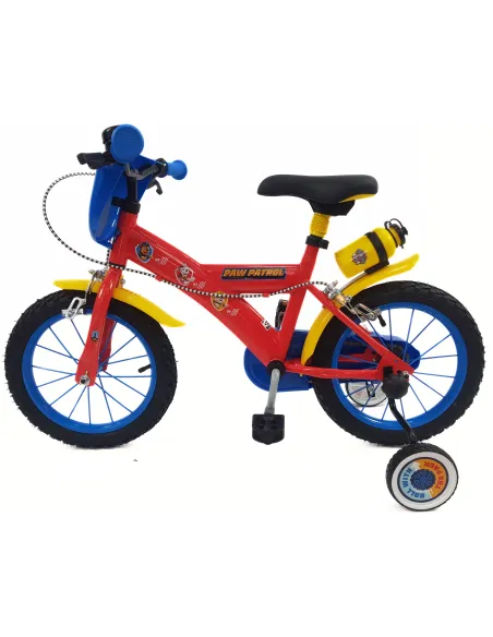 Rower Dziecięcy 14 Psi Patrol Bidon Dzwonek Kółka Boczne Tarcza Kierownicy