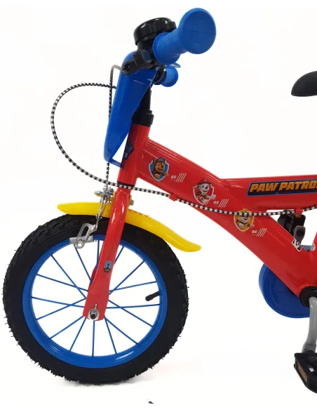 Rower Dziecięcy 14 Psi Patrol Bidon Dzwonek Kółka Boczne Tarcza Kierownicy