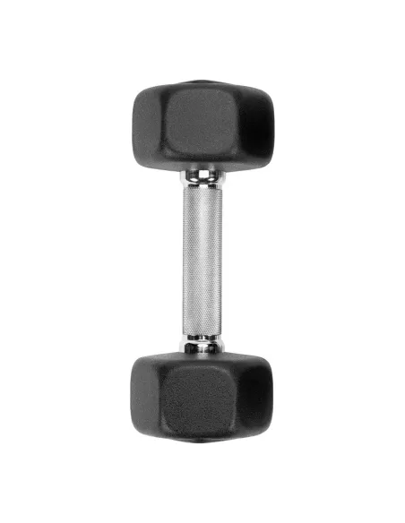 Hantel Treningowy ZIVA 15 kg Hexagonalny Gumowany Stalowy Siłownia Sport