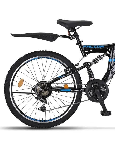 Rower Górski 24 Dziecięcy Stal MTB Młodzieżowy Amortyzacja Dzwonek Odblaski