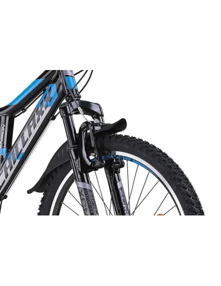 Rower Górski 24 Dziecięcy Stal MTB Młodzieżowy Amortyzacja Dzwonek Odblaski