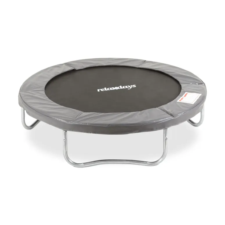 Trampolina Ogrodowa Relaxdays Stabilna Bez Siatki Do Skakania Osłona Mata