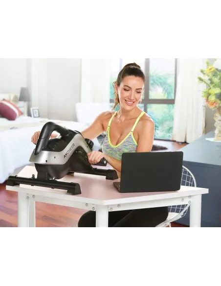 Rower Treningowy Magnetyczny Ancheer Mini 8 Poziomów Do Ćwiczeń Rąk i Nóg