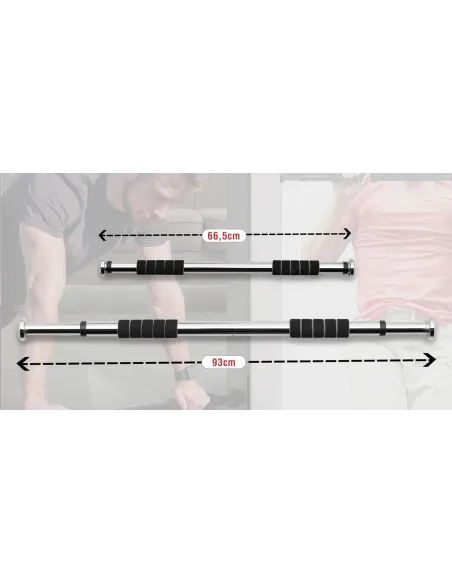 Drążek Rozporowy Ultrasport Do Podciągania Do Ćwiczeń Regulowany 66-93 cm