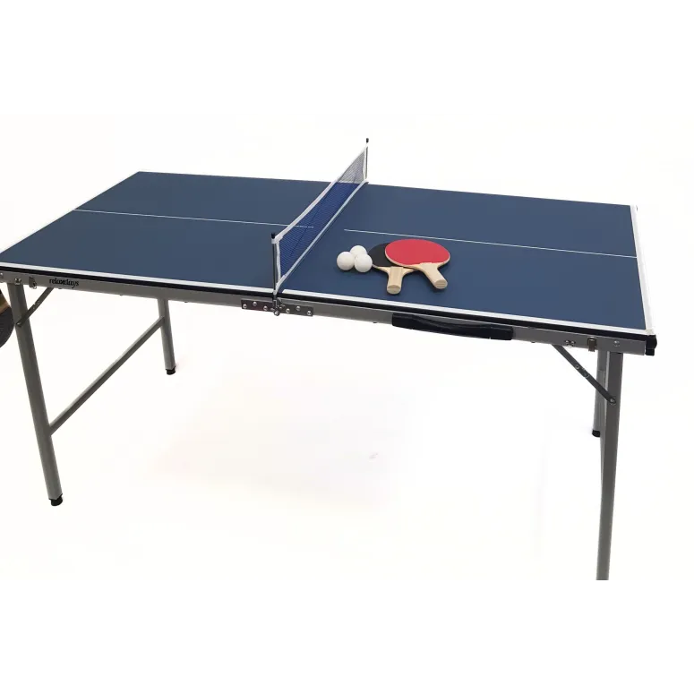 Składany Stół Do Tenisa Stołowego Relaxdays Przenośny Siatka Rakietki Piłka