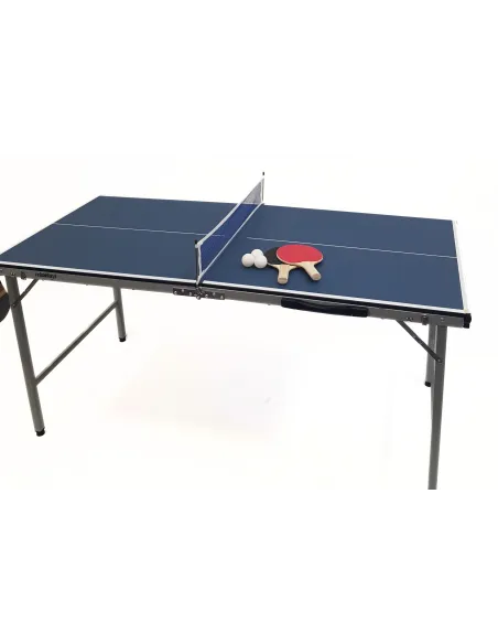 Składany Stół Do Tenisa Stołowego Relaxdays Przenośny Siatka Rakietki Piłka