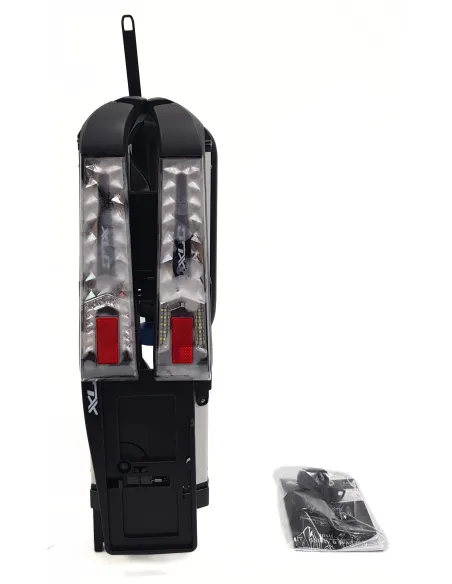 Bagażnik Rowerowy XLC Platforma Na Hak 2 Rowery Zamykany Światła 13/7 PIN