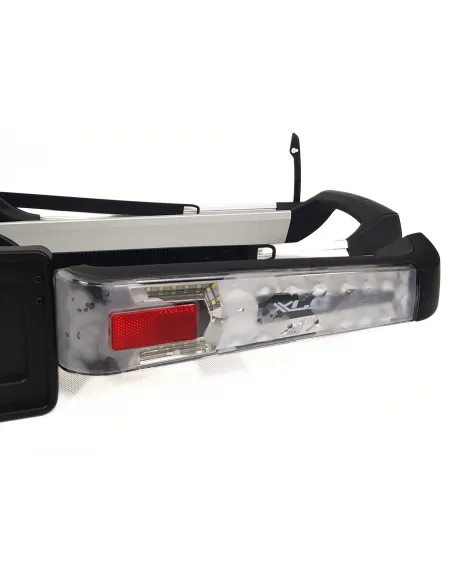 Bagażnik Rowerowy XLC Platforma Na Hak 2 Rowery Zamykany Światła 13/7 PIN