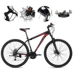 Rower Górski MTB 29 Hardtail Tarcze 21 Biegów Amortyzacja Tarcze Dzwonek