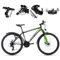 Rower Górski 26 MTB Tarcze Światła 21 bieg Dynamo Światła Dzwonek Błotniki