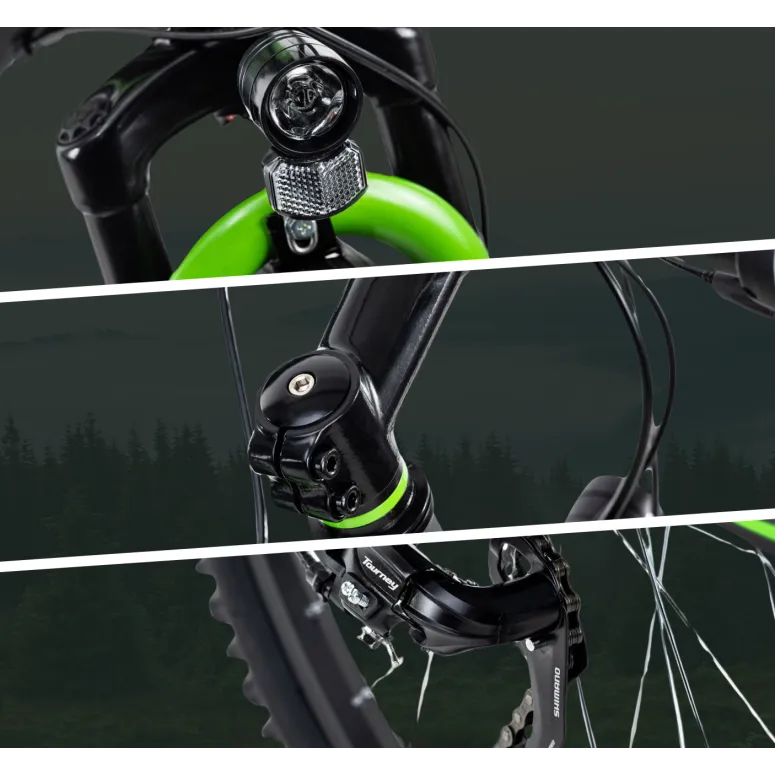 Rower Górski 26 MTB Tarcze Światła 21 bieg Dynamo Światła Dzwonek Błotniki