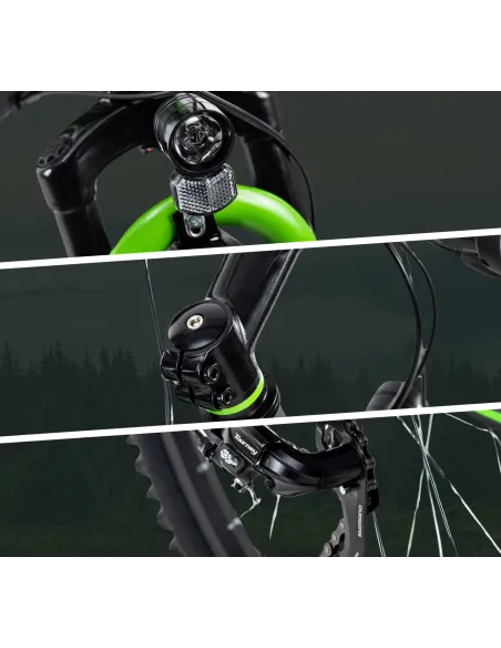 Rower Górski 26 MTB Tarcze Światła 21 bieg Dynamo Światła Dzwonek Błotniki