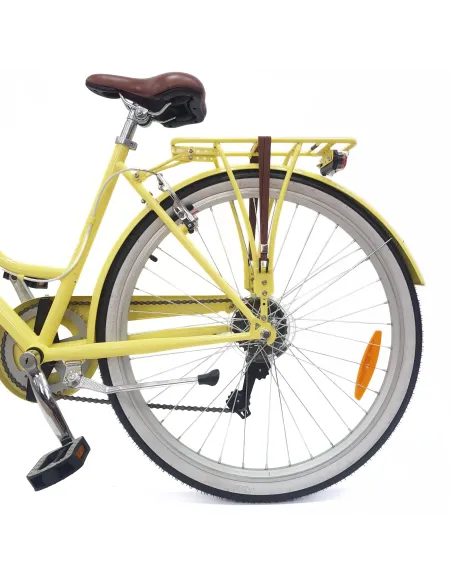 Rower Miejski Damski 26 Błotniki Bagażnik Oświetlenie Dzwonek Koszyk Stopka