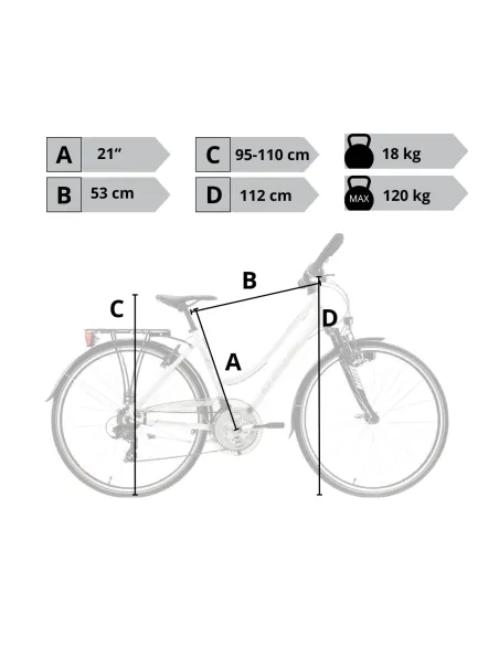 Rower Trekkinowy Damski 28 Dzwonek Światła Dynamo Bagażnik Błotniki Stopka