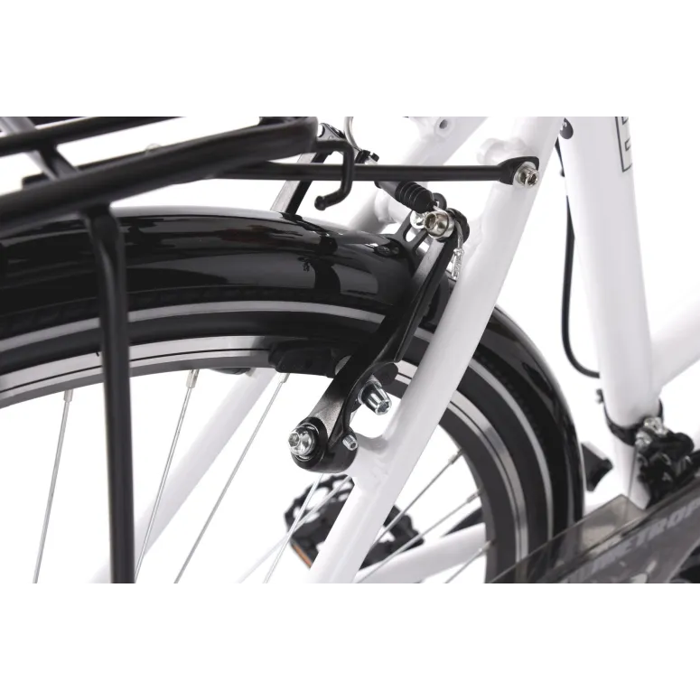 Rower Trekkinowy Damski 28 Dzwonek Światła Dynamo Bagażnik Błotniki Stopka