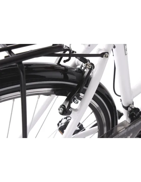 Rower Trekkinowy Damski 28 Dzwonek Światła Dynamo Bagażnik Błotniki Stopka