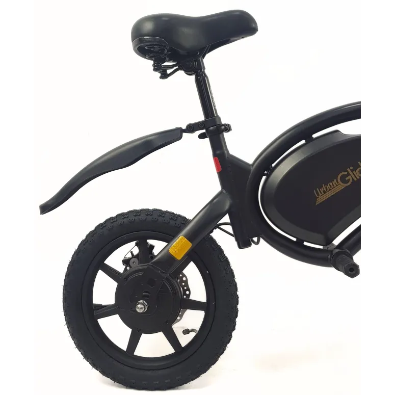 Elektryczny Rower Składany 14 Tarcze Dzwonek Pegi Składak Światła Stopka