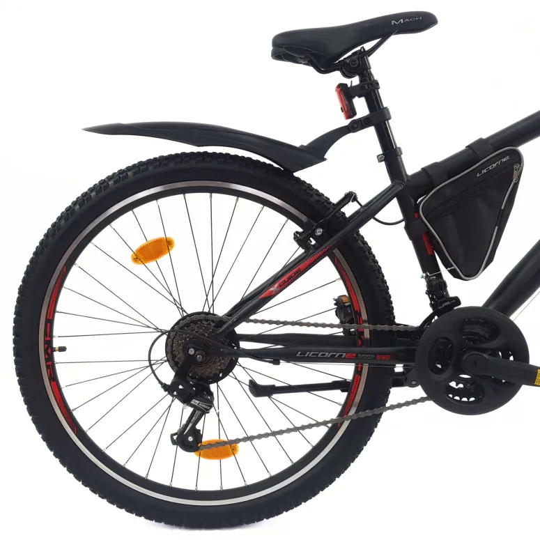 Rower Górski Męski Damski 26 MTB Oświetlenie Młodzieżowy Hardtail