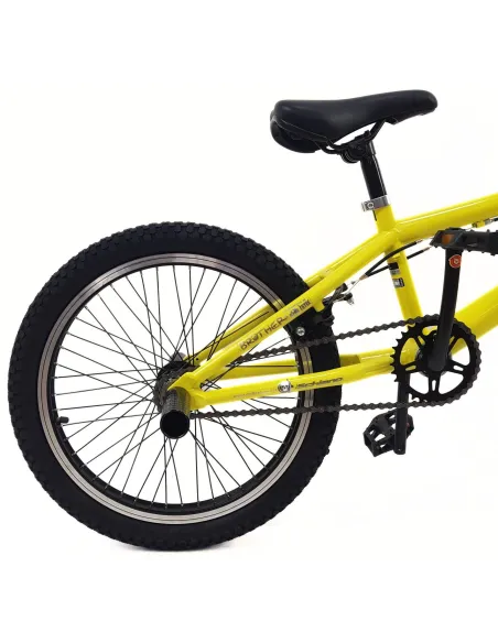 Rower BMX 20 Stalowy Młodzieżowy Pegi V-Brake Lekki Do Trików Skatepark