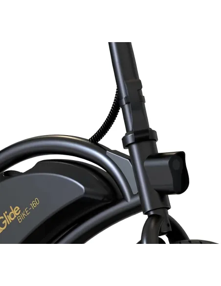 Elektryczny Rower Składany 16 Stal Oświetlenie Pegi Stopka Dzwonek Tarcze