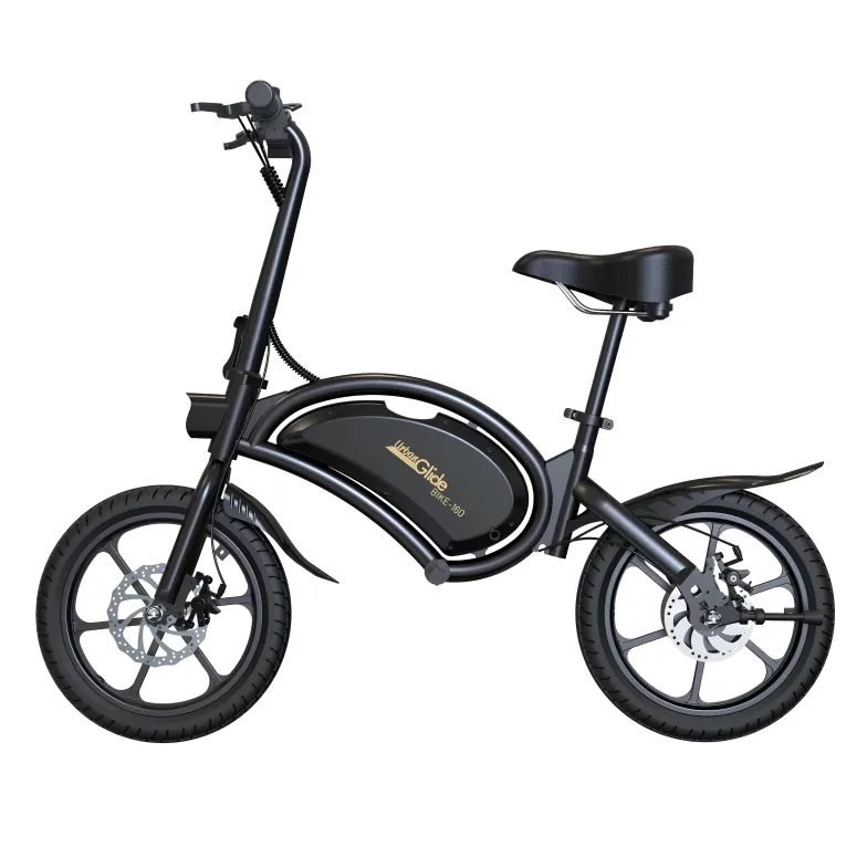 Elektryczny Rower Składany 16 Stal Oświetlenie Pegi Stopka Dzwonek Tarcze