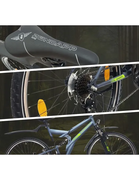 Rower Górski 26 Stalowy Młodzieżowy Amortyzacja Światła Dzwonek Dynamo Revo