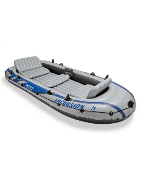 Ponton Dmuchany Intex Excursion 5 Zestaw Z Wiosłami Siedziska Pompka 5 Osób - 1
