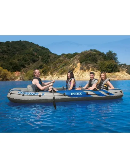 Ponton Dmuchany Intex Excursion 5 Zestaw Z Wiosłami Siedziska Pompka 5 Osób - 3