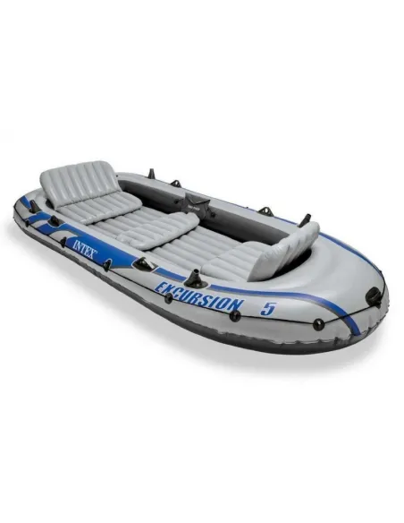 Ponton Dmuchany Intex Excursion 5 Z Wiosłami Siedziska 5 Osób Pompka Zestaw