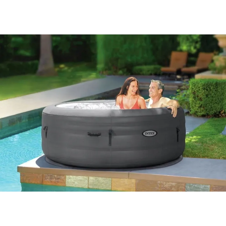 Basen Dmuchany z Hydromasażem Intex Simple Spa Ogrodowy Czteroosobowy Filtr