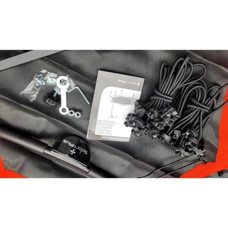 Trampolina Fitness SportPlus 95 cm Do Ćwiczeń Antypoślizgowa Z Poręczą