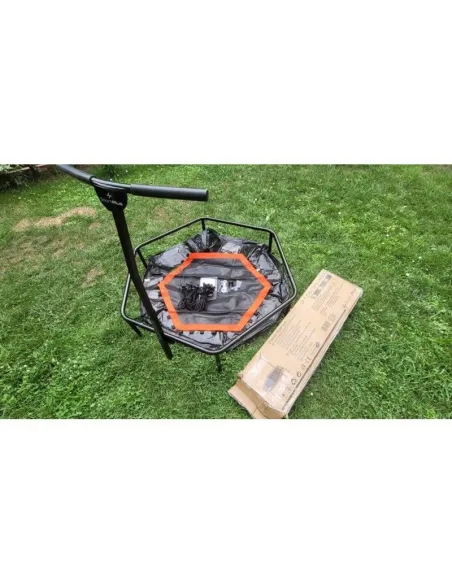 Trampolina Fitness SportPlus 95 cm Do Ćwiczeń Antypoślizgowa Z Poręczą