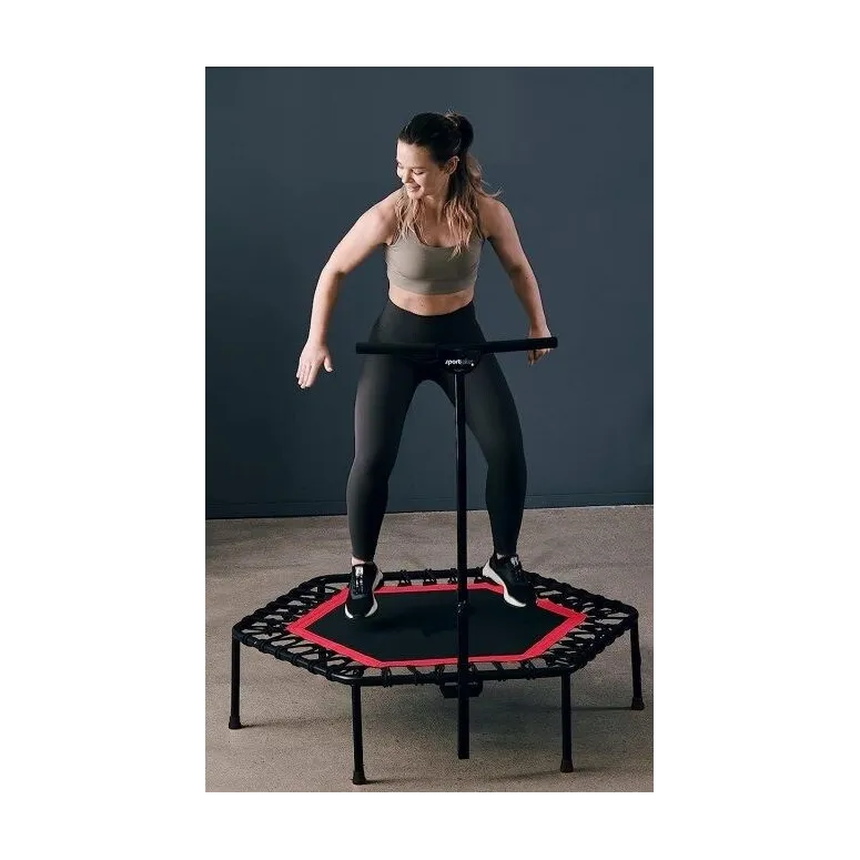 Trampolina Fitness SportPlus 95 cm Do Ćwiczeń Antypoślizgowa Z Poręczą